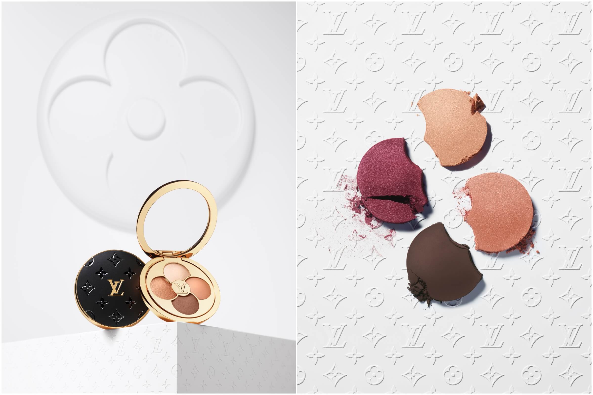 LV Ombres 650 Waking Dawn（左圖）；LV Ombres 896 Monogram Rouge（右圖）