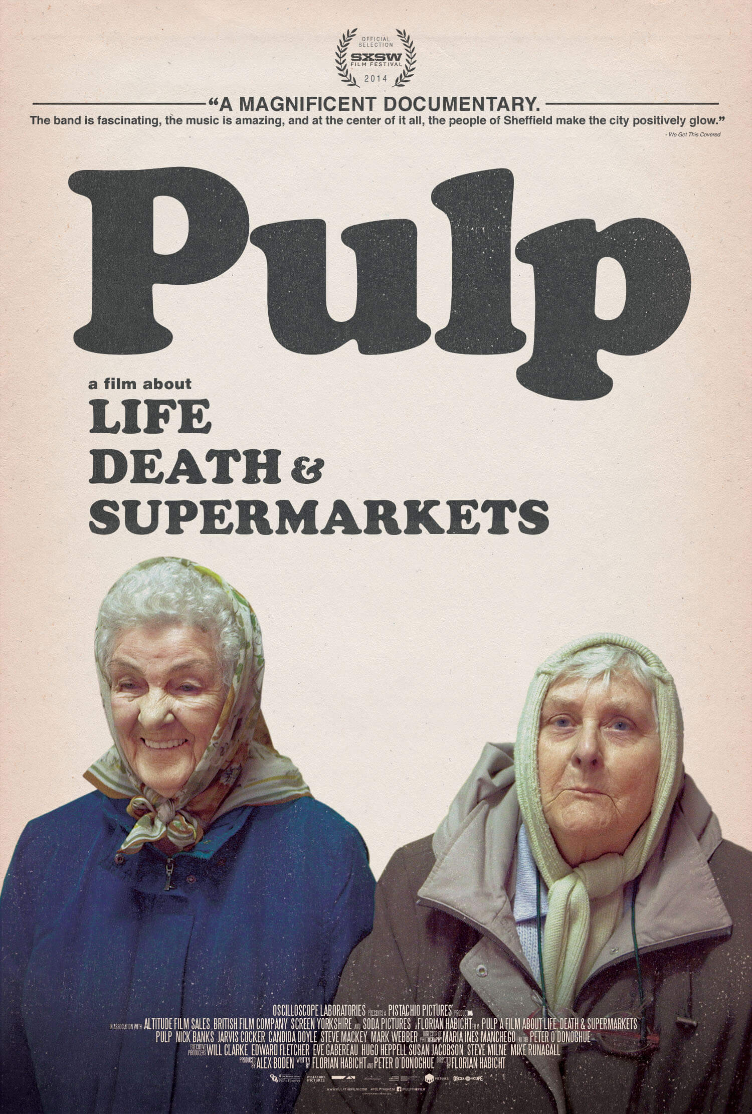 2014年紀錄片《Pulp: A Film About Life, Death & Supermarkets》。