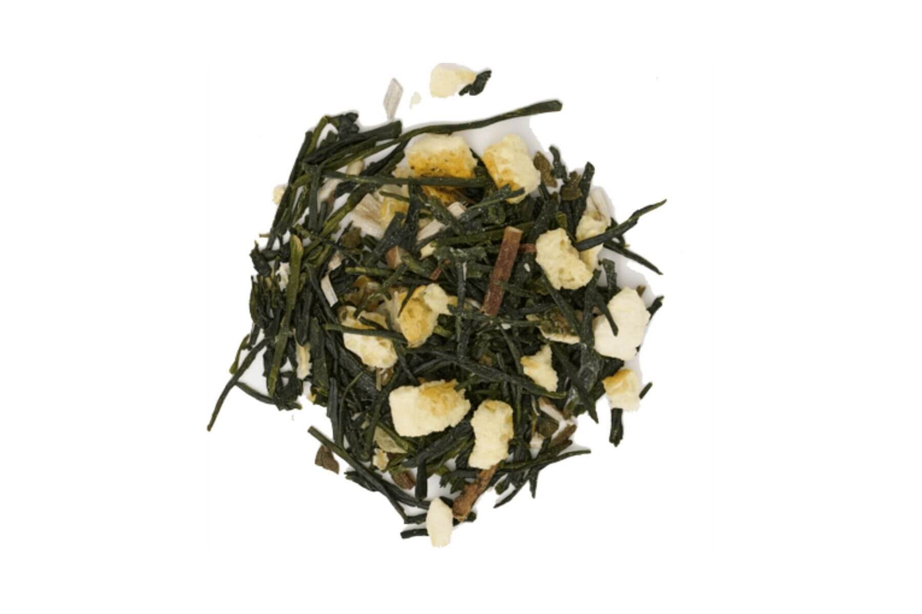 果KA，具有煎茶的微妙澀味和柑橘類水果的新鮮香氣，非常適合用作提神茶，也可以作為新鮮果汁的替代品。（圖片來源／T., Collection官網）