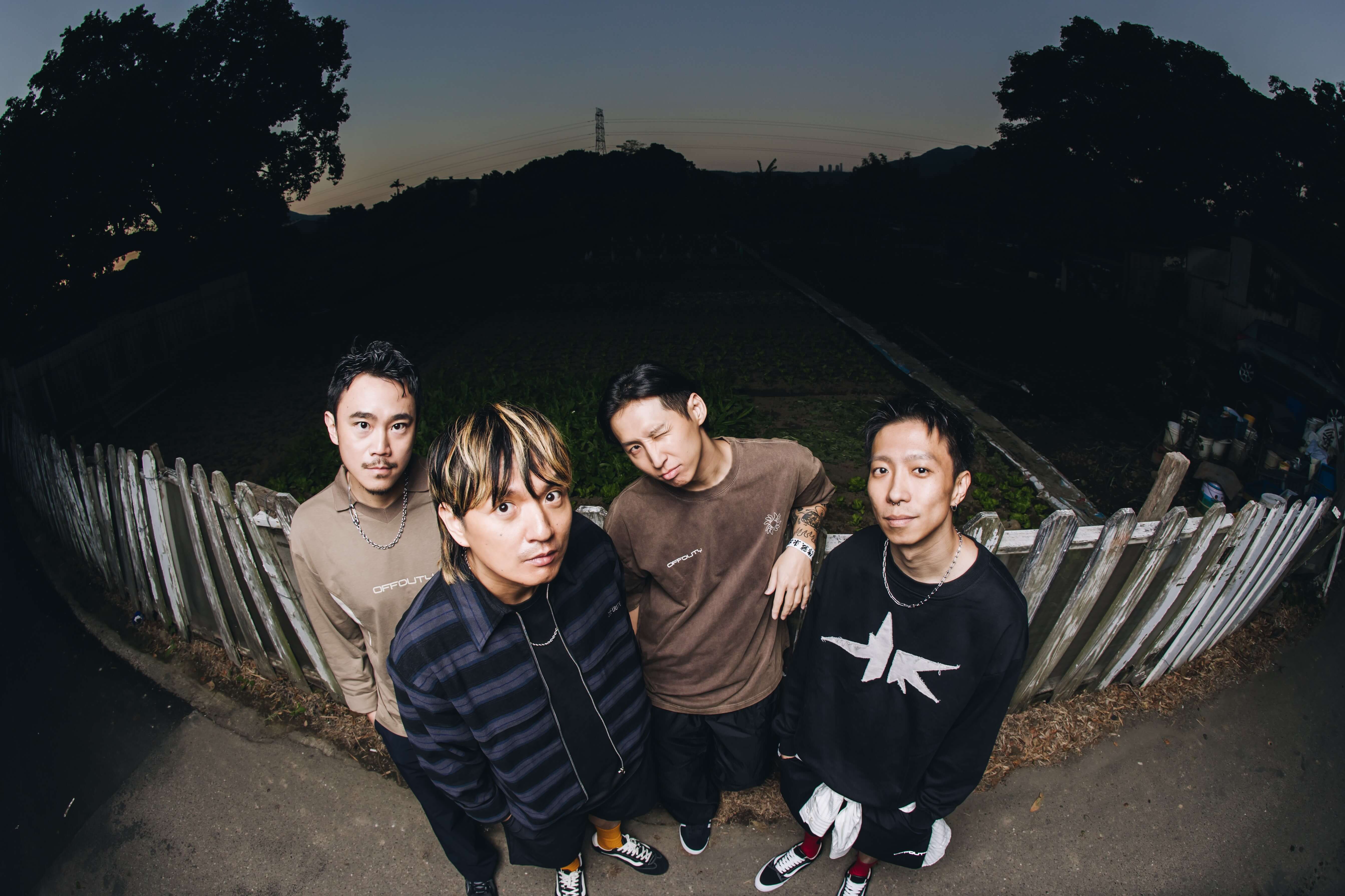EmptyORio全員照(左起：雷誰、ORio、柯光、牧) （圖_ 火氣音樂 提供）