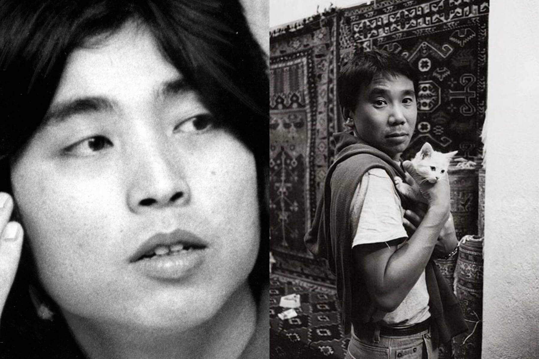 左/ 村上龍  右/村上春樹