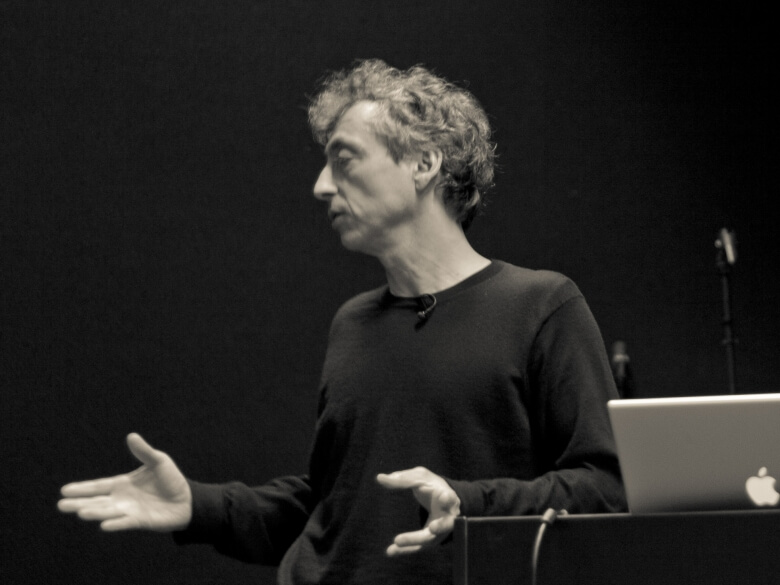 Frederic Chaubin during the lecture. Photo: A. Slapikaitė-Jurkonė, 2012
