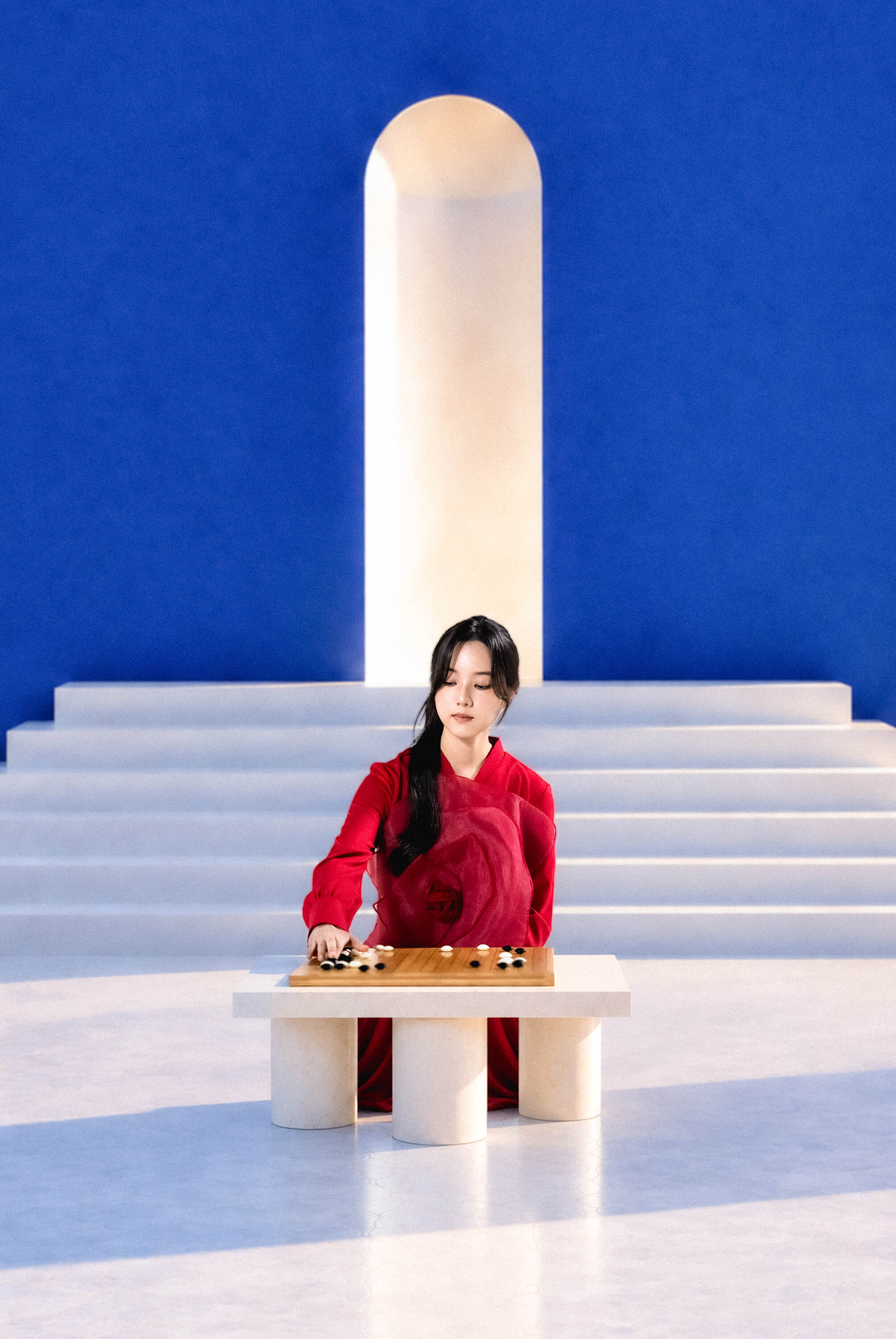 特別演出的職業棋士俞俐均 接下來還會跟APUJAN有一系列影像短片發布。