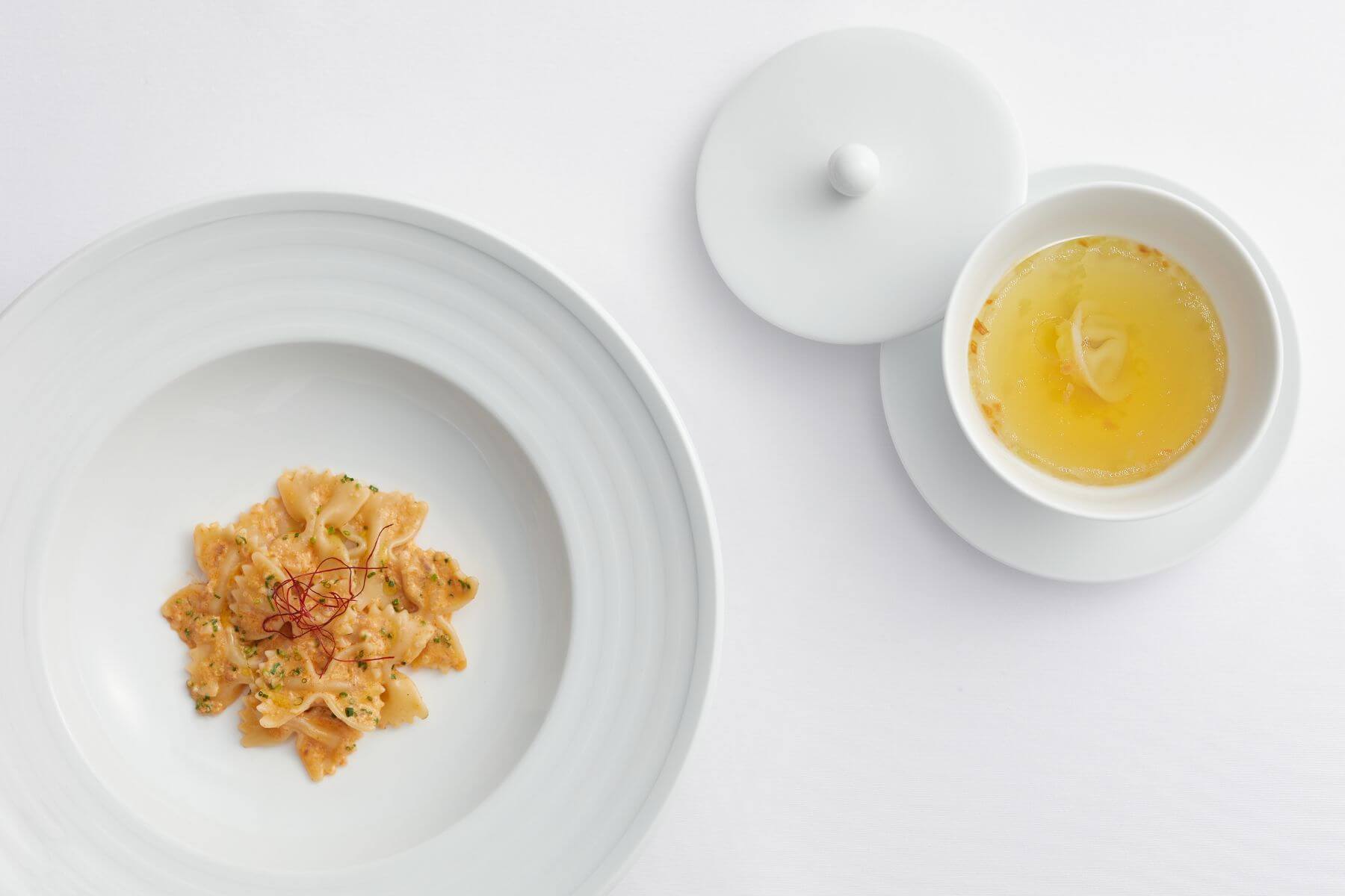 烏魚子蝴蝶麵Farfalle。