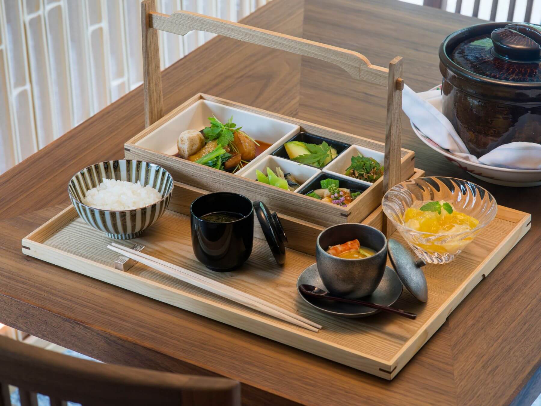 酒店的Ryozen餐廳早餐。