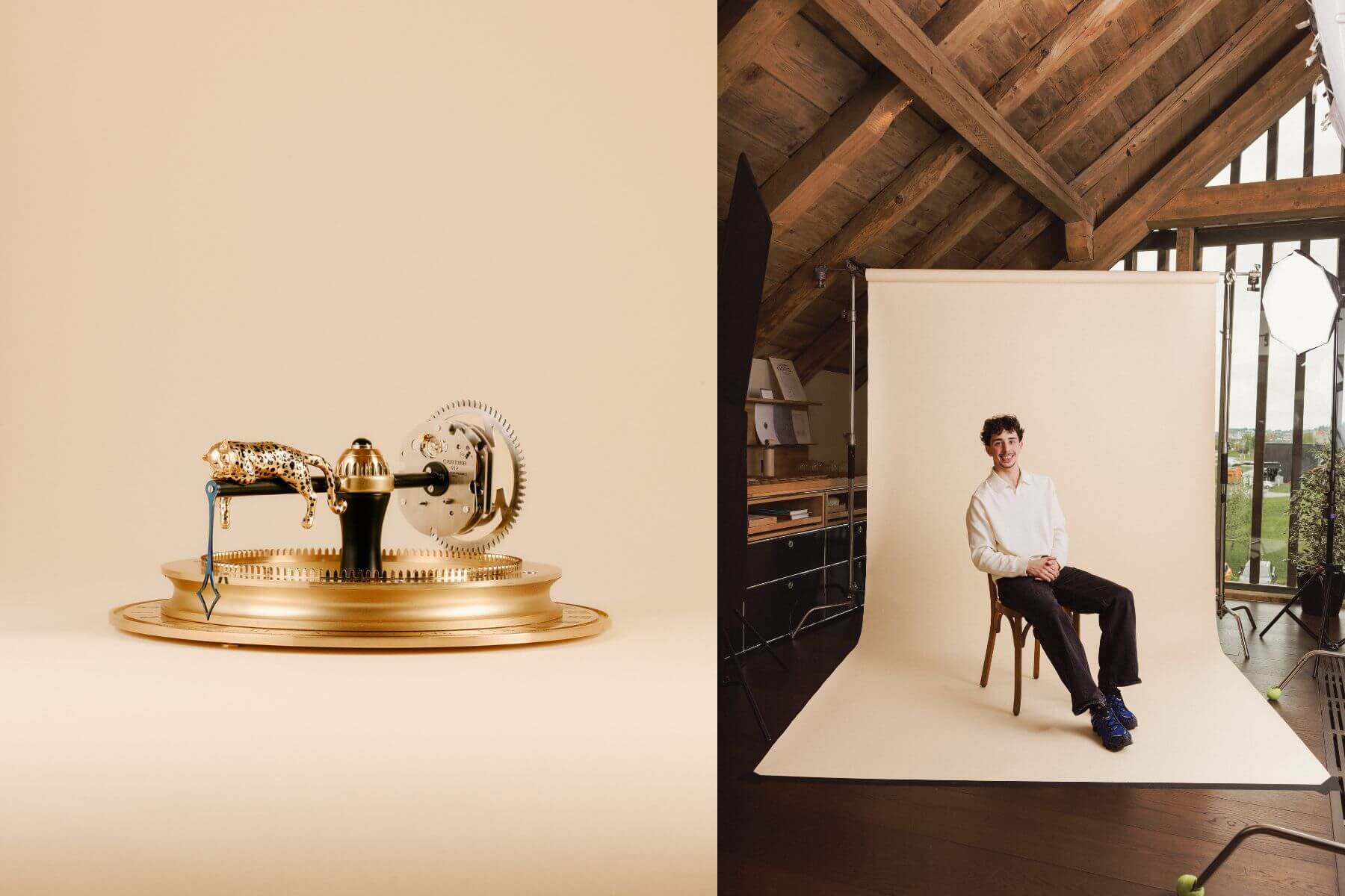 Edouard Nicod 以作品《La Dualité Des Opposés》獲得「製錶學徒」組別二等獎