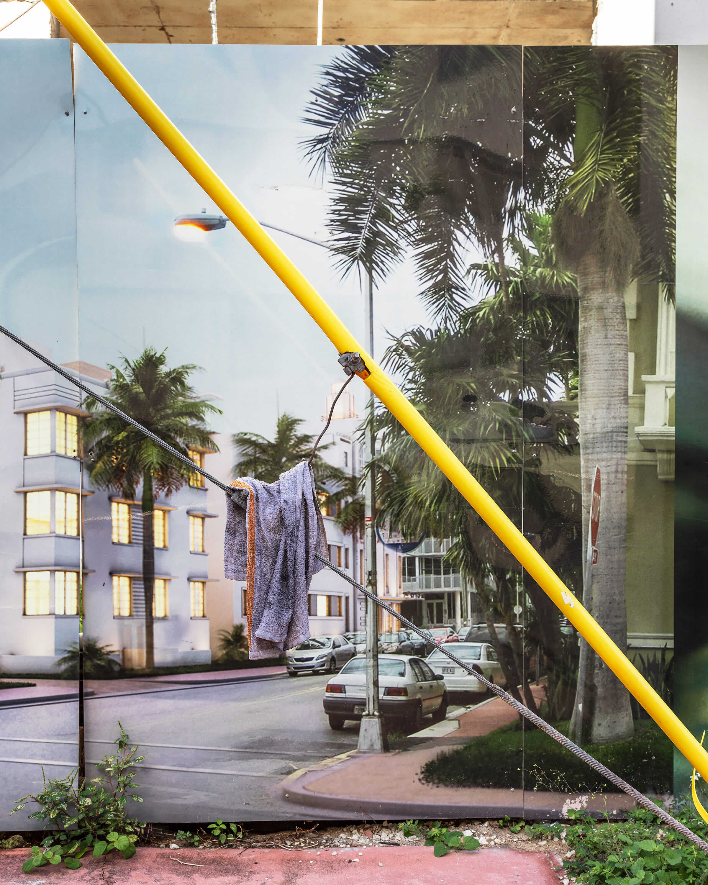 《Floodzone |洪水區》系列 Construction in South Beach III 南海灘施工 III，2018