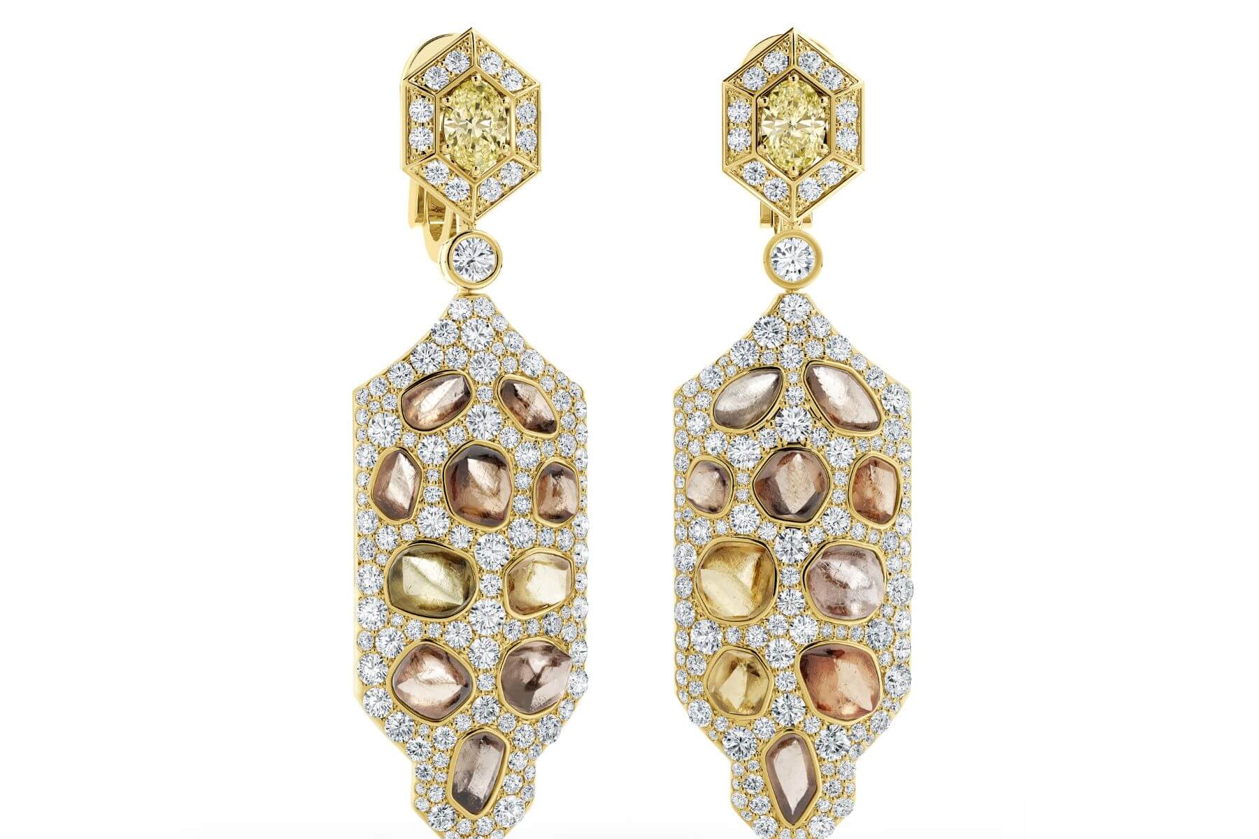 Dignity鑽石長耳環 （訂價約 TWD 2,940,000）