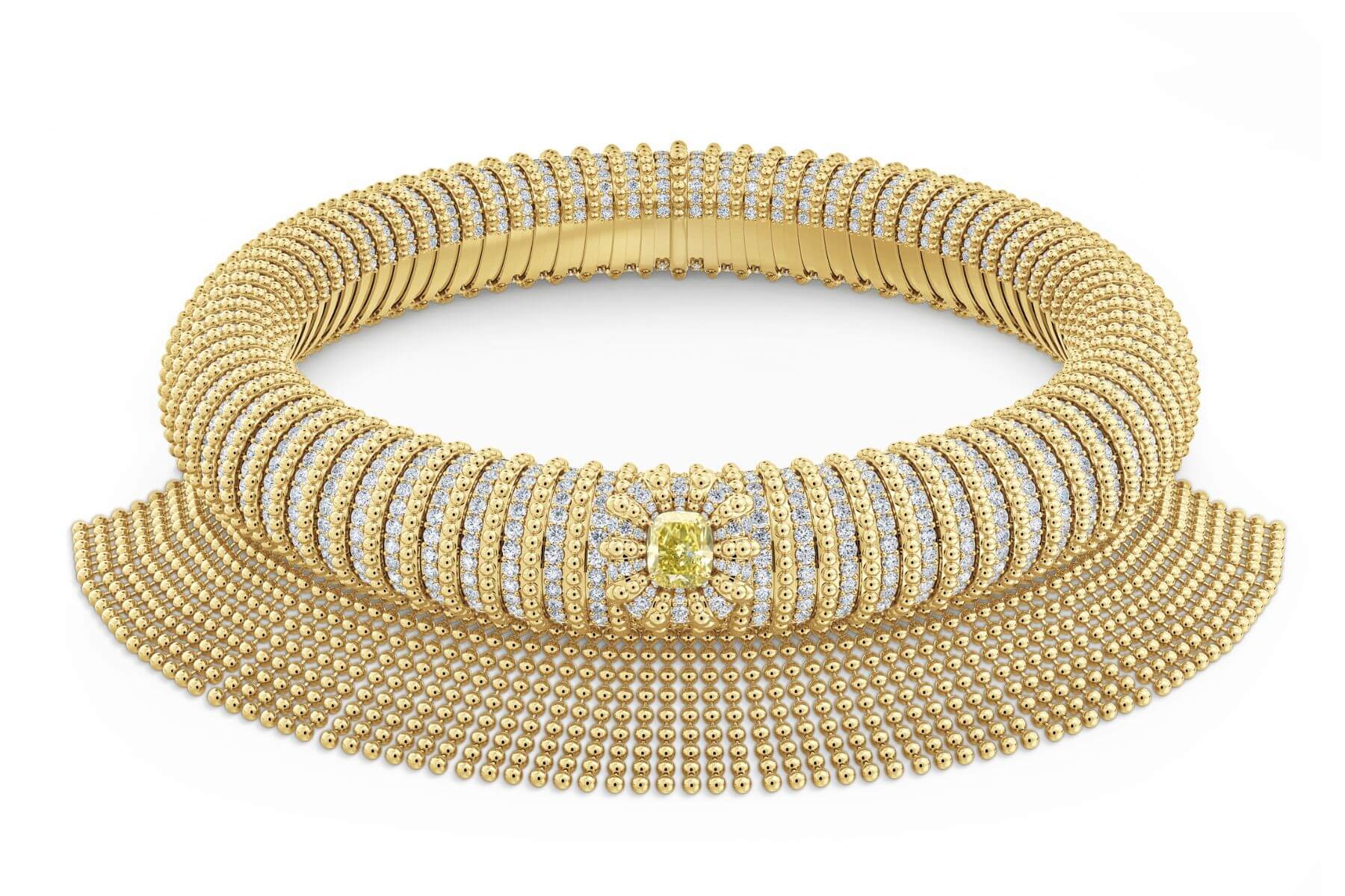 Protection Choker 鑽石項鍊（訂價約 TWD 19,600,000）