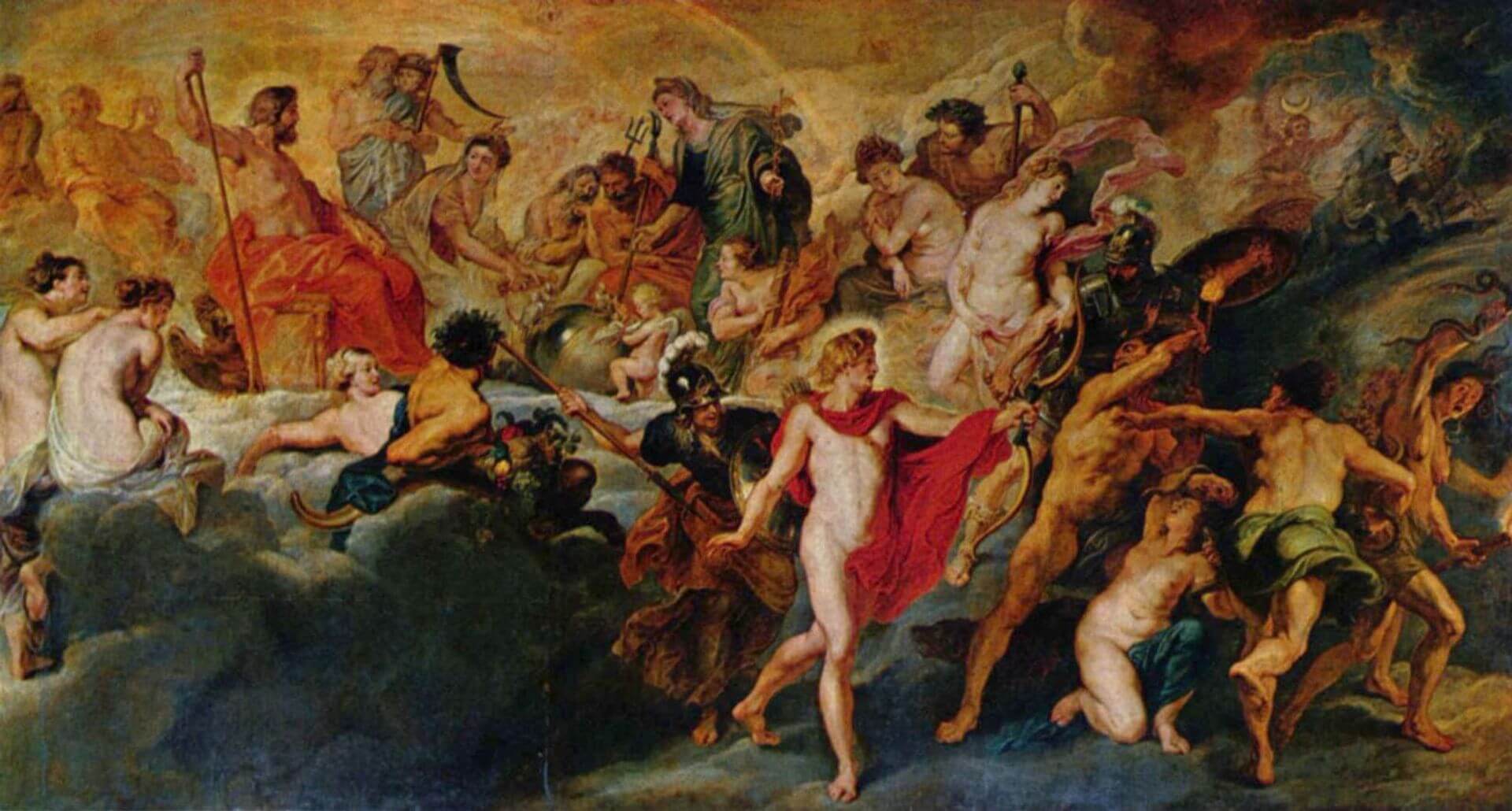 The Council of the Gods Peter Paul Rubens 1577 - 1640。