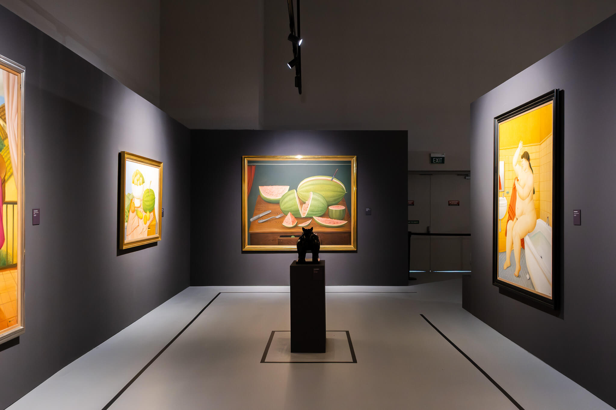 《Still Life with Watermelons》，圖為新加坡「IMBA」展場／攝影：鄭琮諺