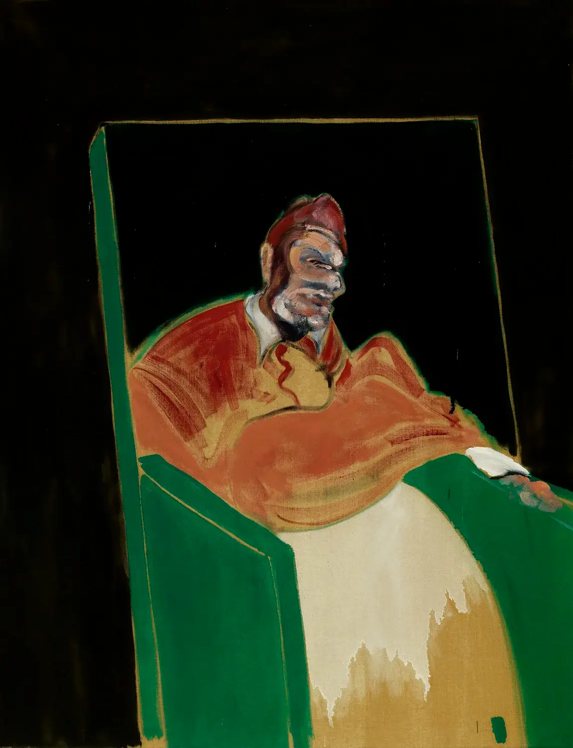 法蘭西斯・培根〈教宗習畫之六〉© 2026 The Estate of Francis Bacon. All rights reserved. DACS.