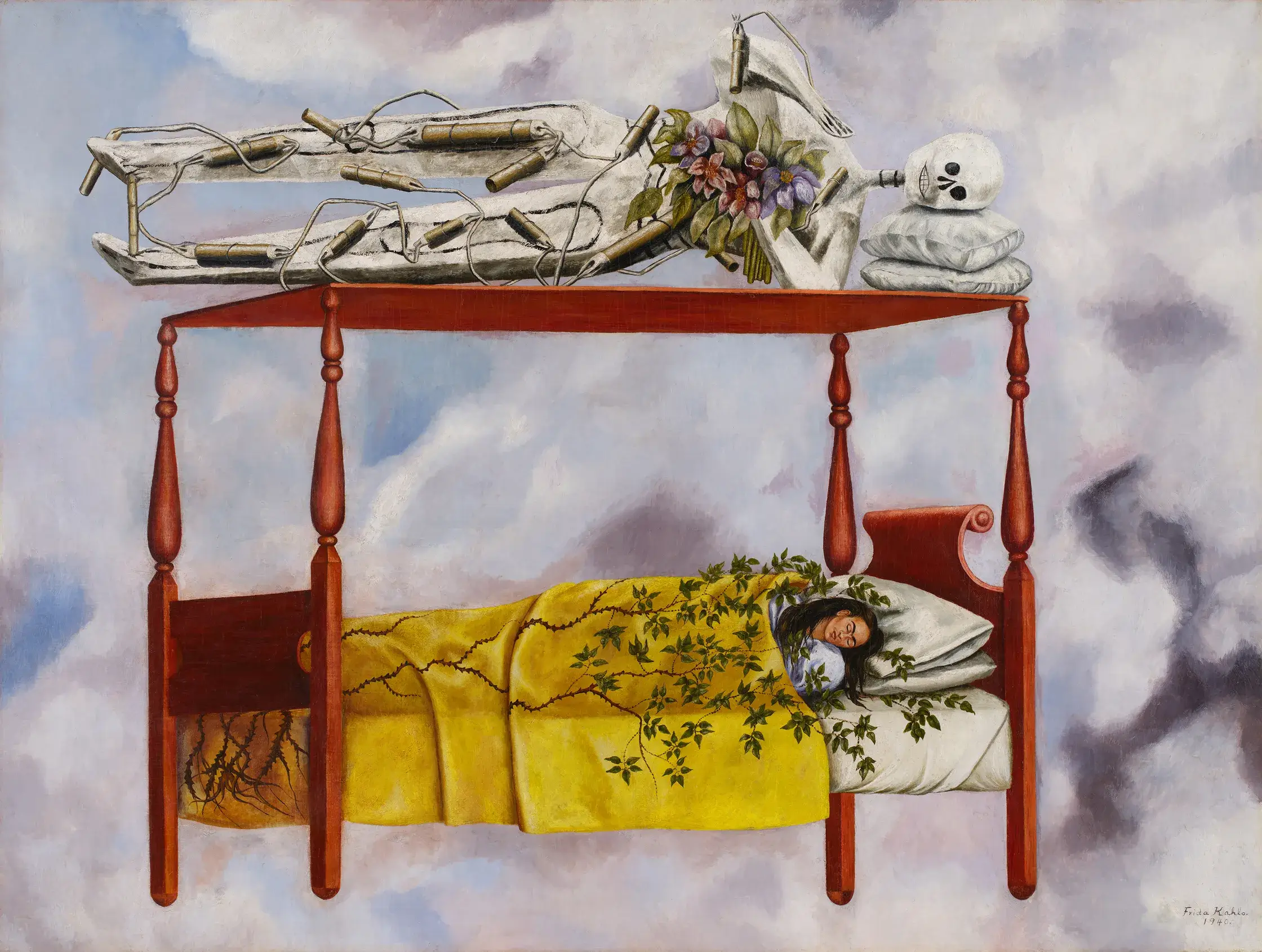 Frida Kahlo, El Sueno (La Cama)