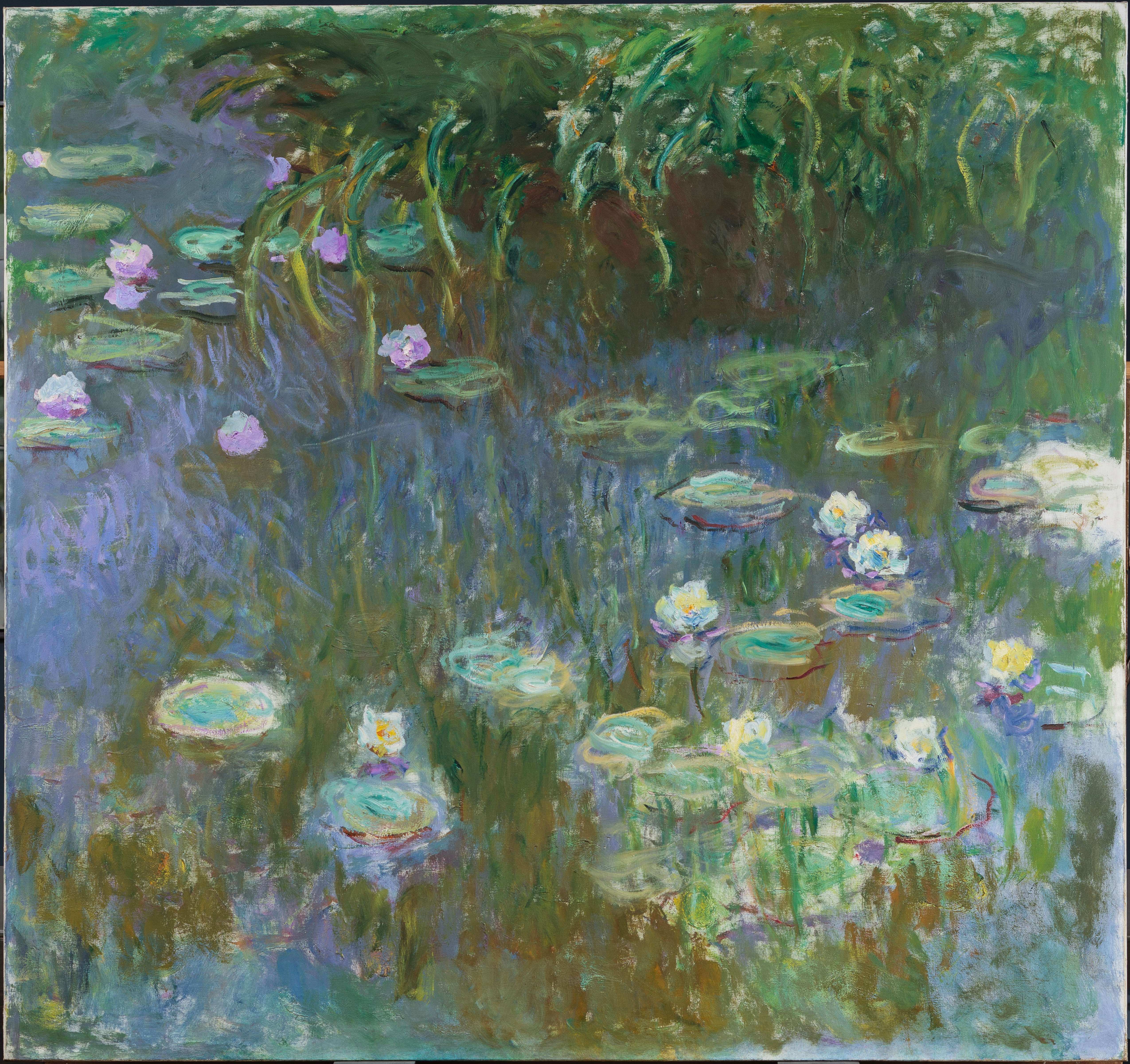克勞德・莫內（Claude Monet），《睡蓮》，約1922年，油彩、畫布。圖／Toledo Museum of Art