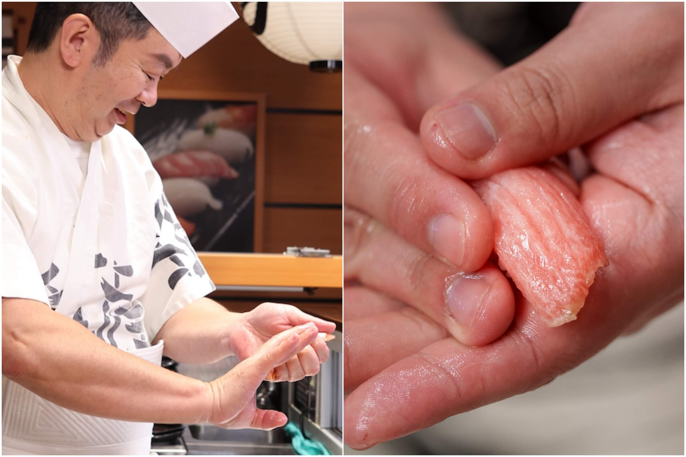 合點壽司日本母公司RDC集團商品部本部長兼台灣總料理長川村圭（左圖）