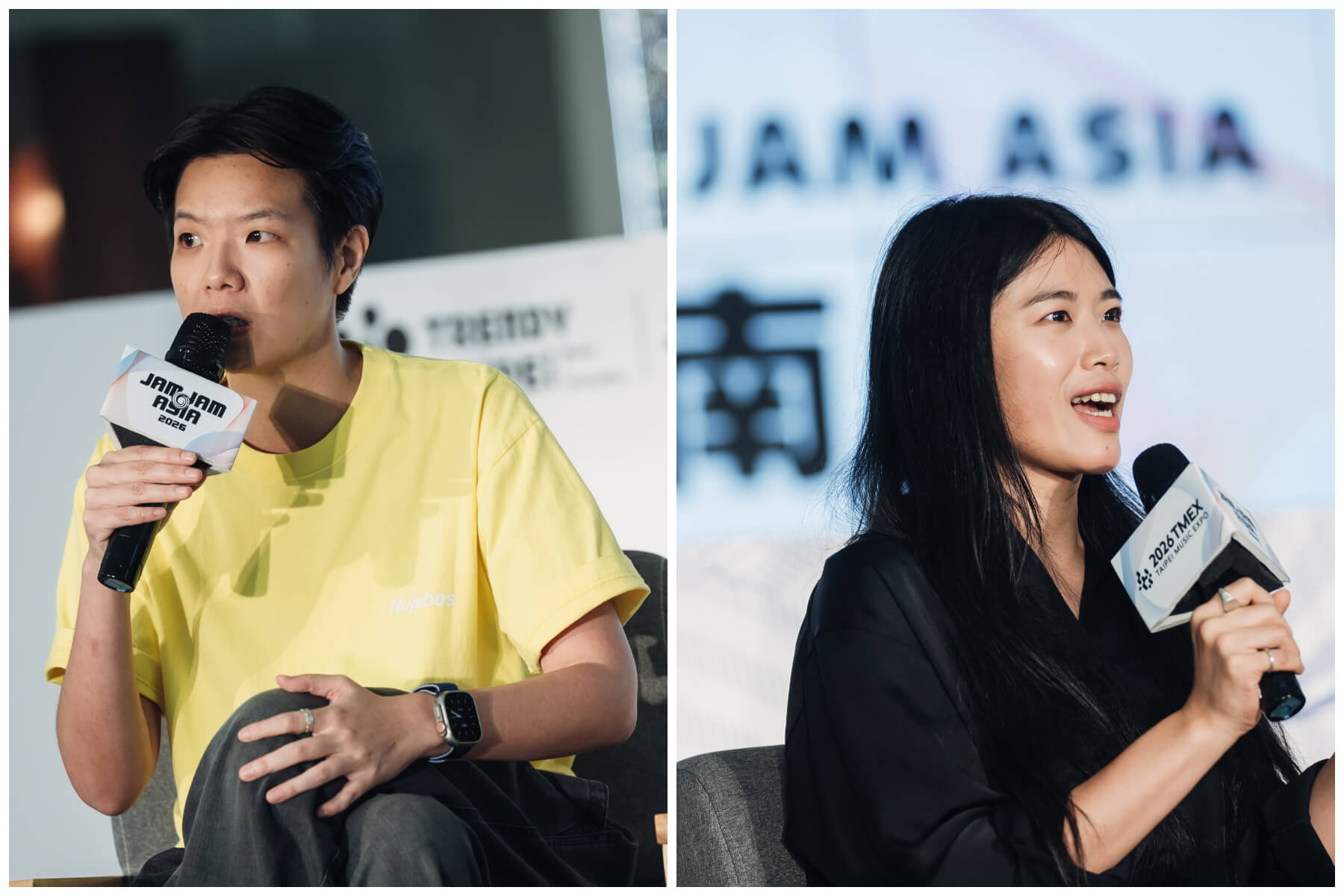 左/ FIREBALL 火球祭 共同創辦人劉柏君 Chris  右/Taiwanese Waves 創辦人嚴敏 Mia Min Yen。