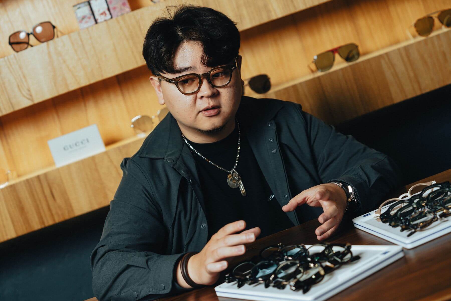 邱國峻希望未來的久必大眼鏡行能成為驗光與美學並重的店家。