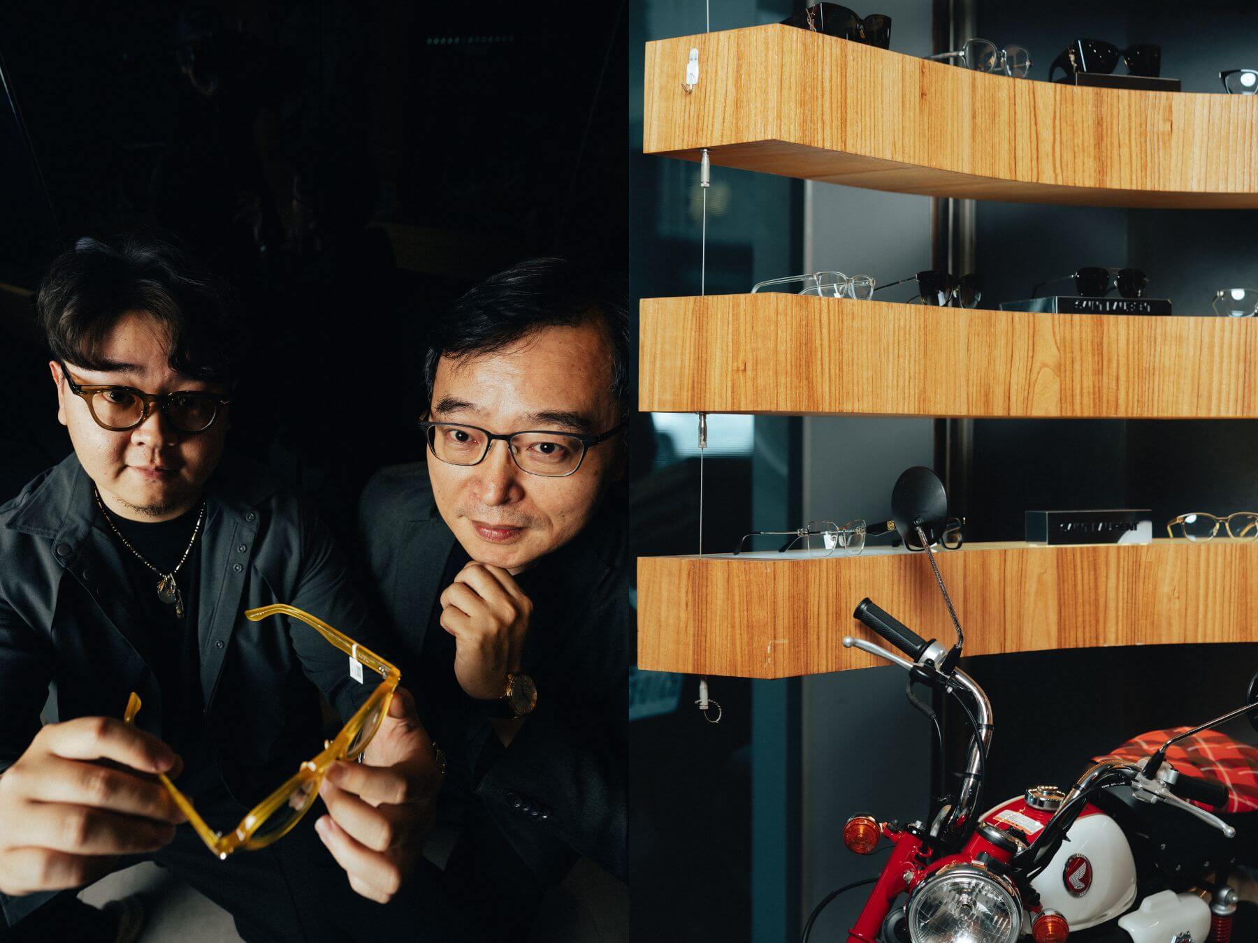 久必大眼鏡行深耕產品的品牌故事、材質做工和優良的維修調整。