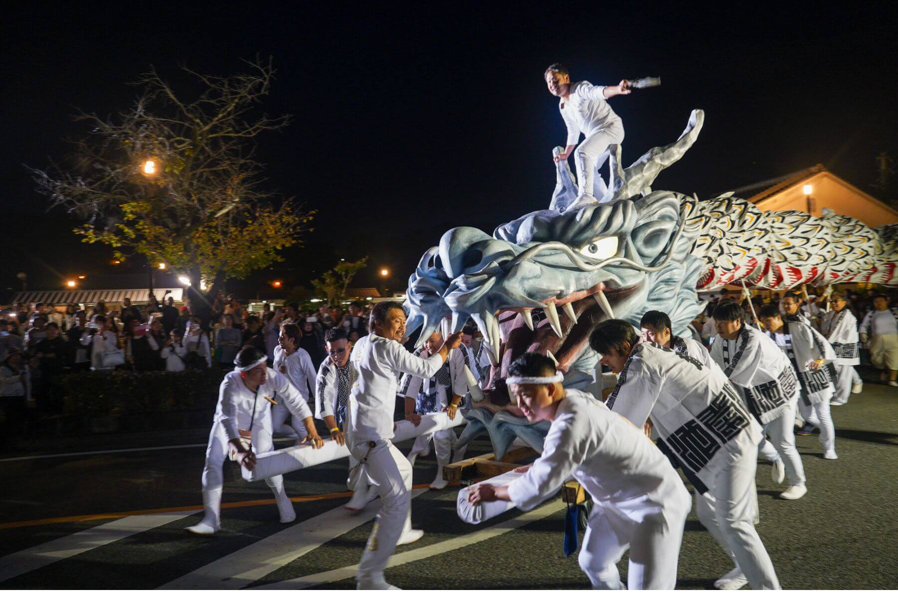 圖／菊池地區的年度活動白龍祭