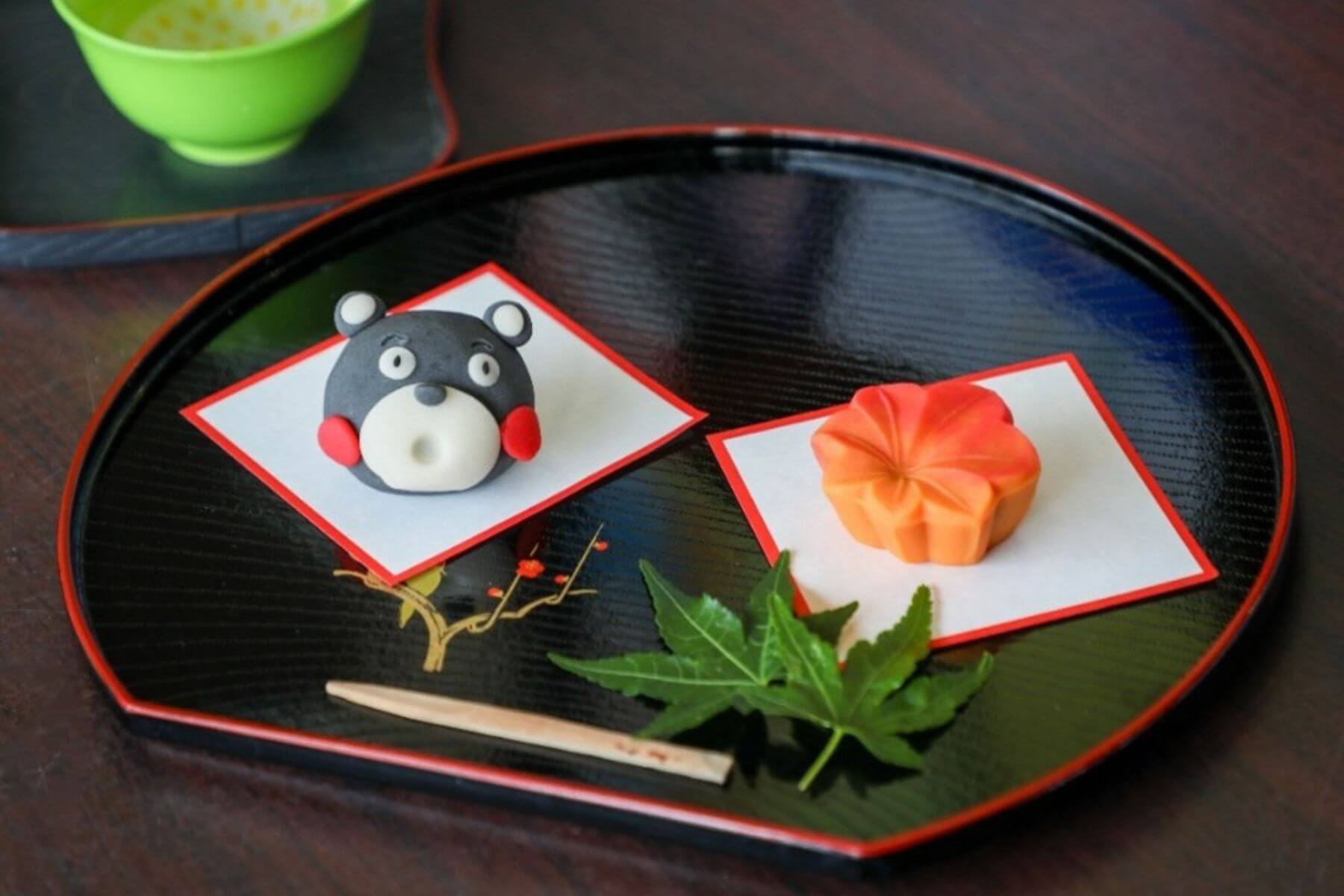 圖／萌翻的熊本熊造型和菓子