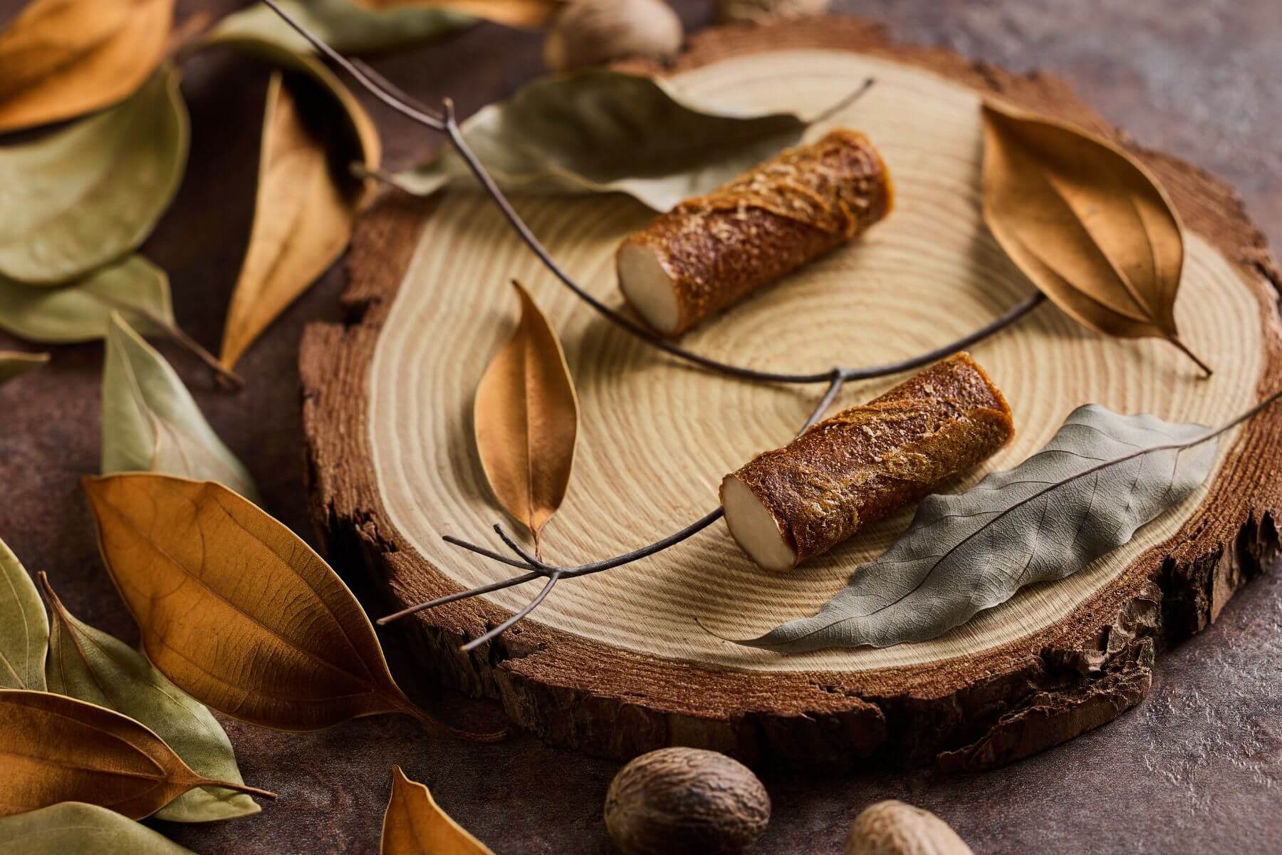 江丕禮主廚以視覺、香氣、風味與質地四種不同面向打造秋日暖意。（圖/le beaujour芃卓）