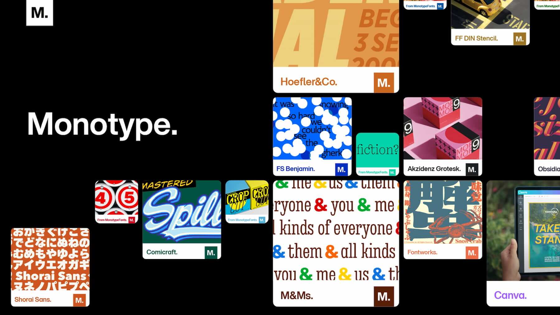 蒙納字體平台Monotype Fonts。