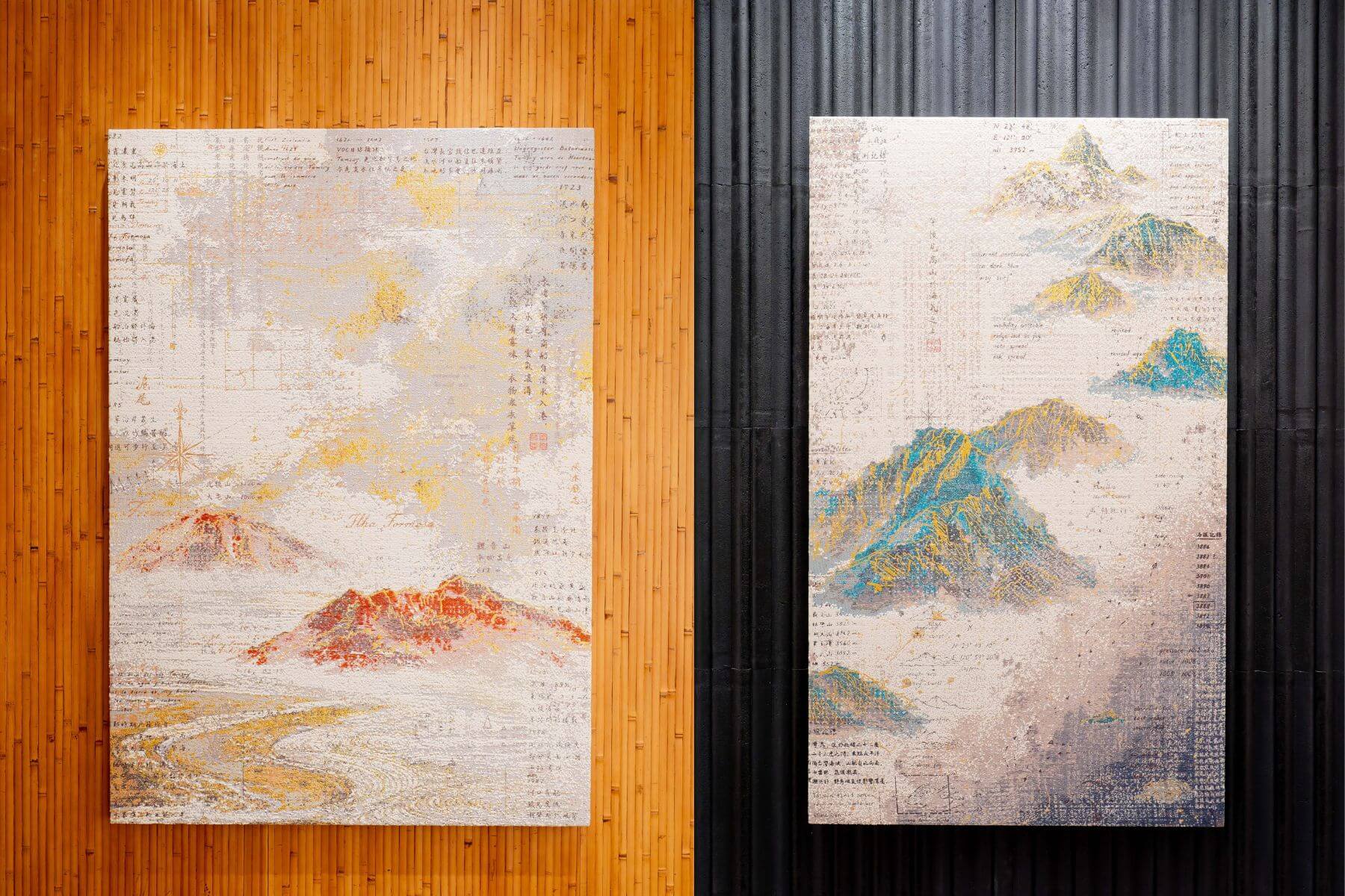 織品藝術家李偵綾《島嶼地誌》