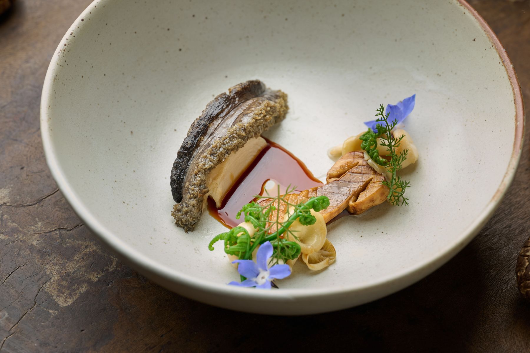 鮑魚｜巴西蘑菇｜黃酒。