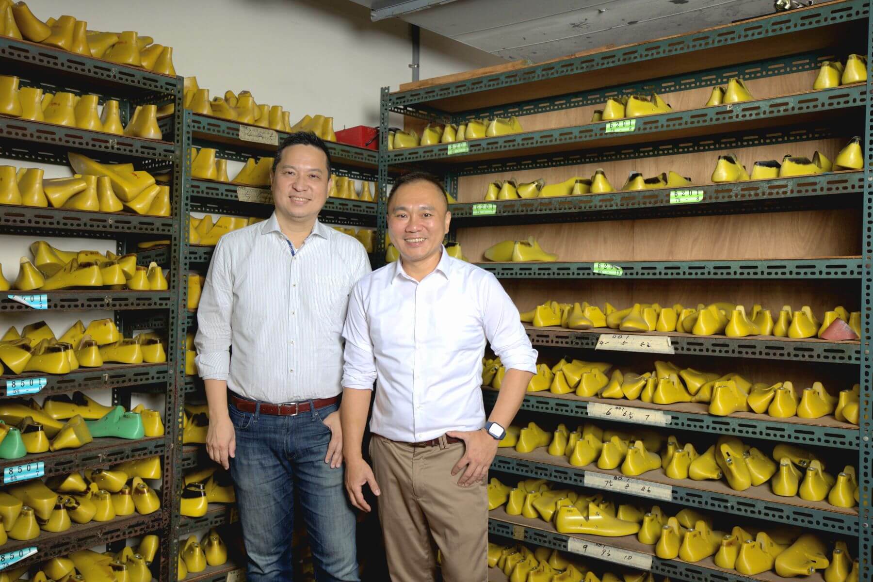 （左）林果良品品牌總監高玉昌，（右）林果良品創辦人曾信儒。
