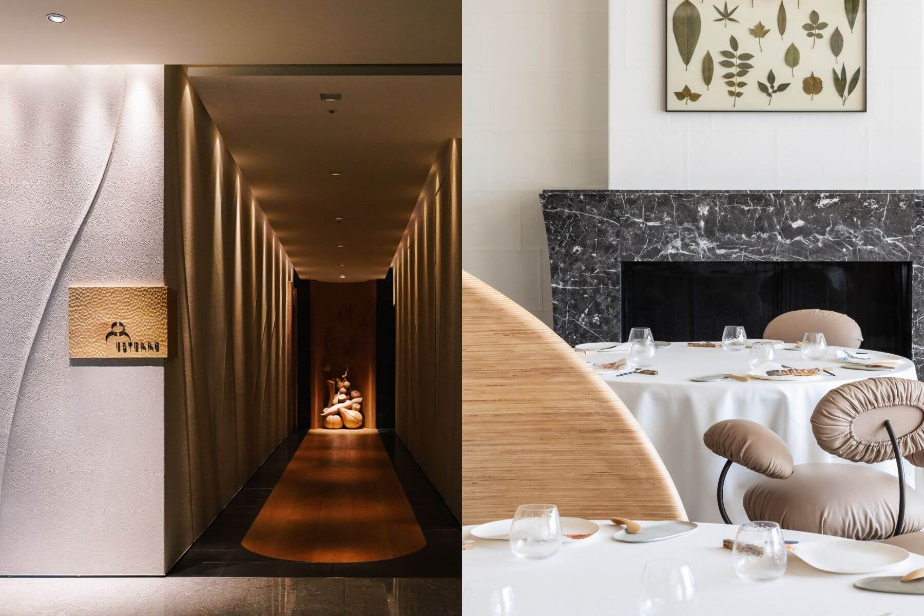 米其林一星法餐「Esterre」由日本美學大師緒方慎一郎的公司Simplicity設計。（攝影/黃銘進、圖/東京皇宮飯店）