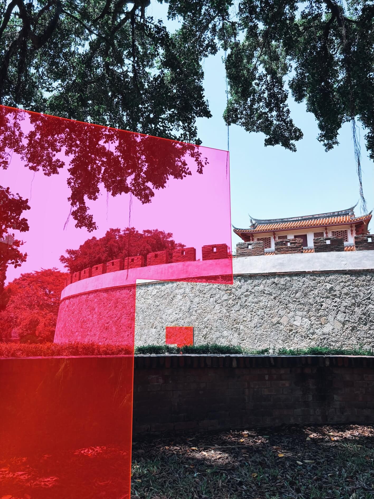 府城城垣藝術裝置《聚焦城垣》