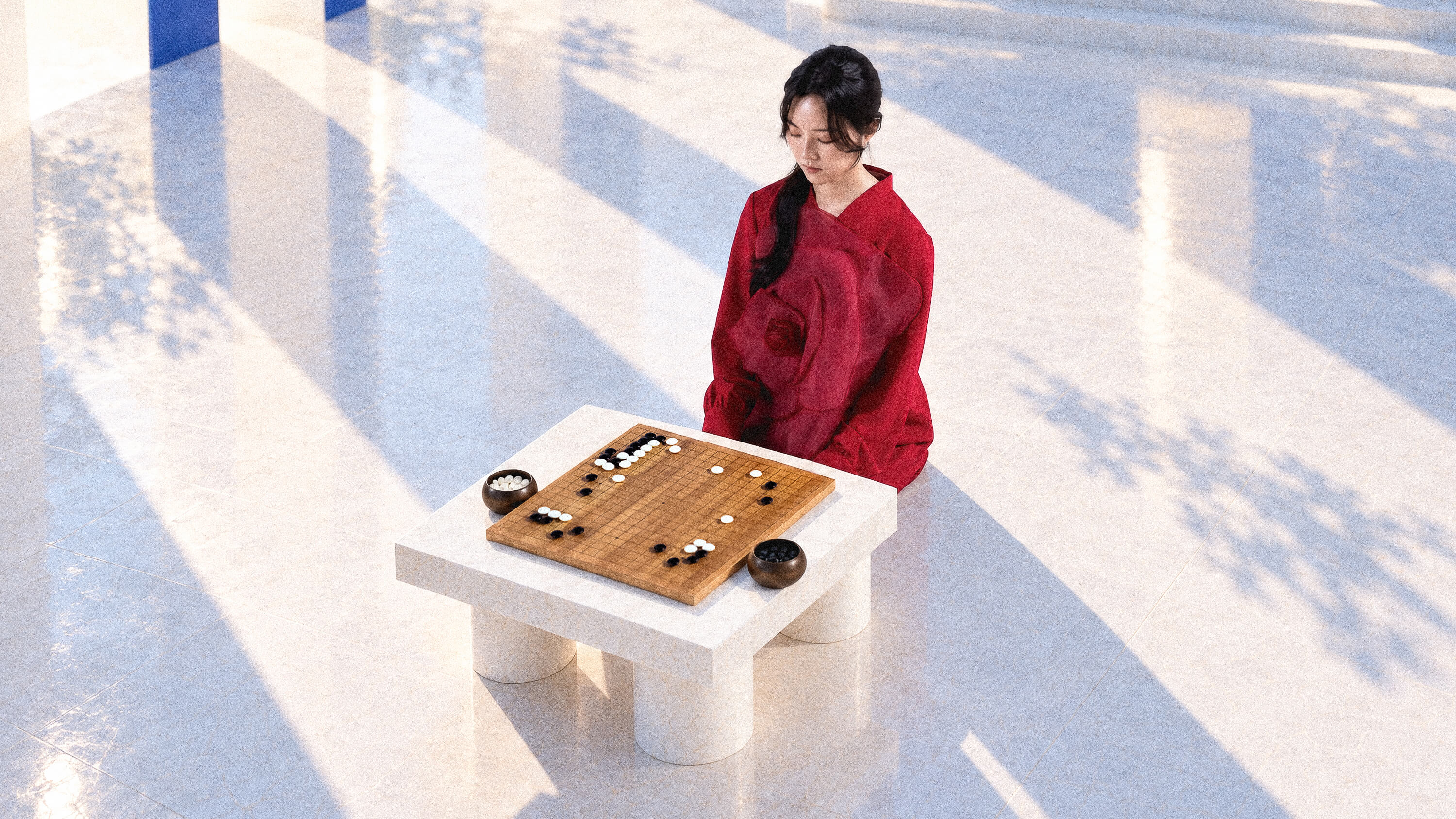 特別演出的職業棋士俞俐均 接下來還會跟APUJAN有一系列影像短片發布。