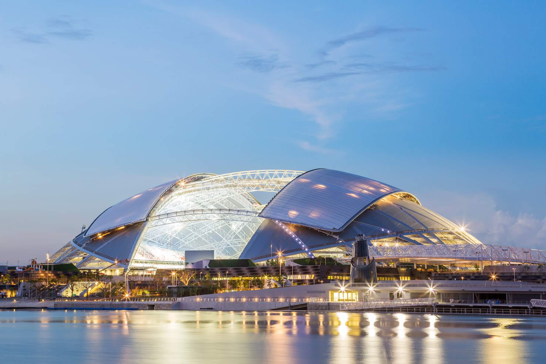 「The Kallang」加冷匯體育園區。©Rory Daniel / DP Architects