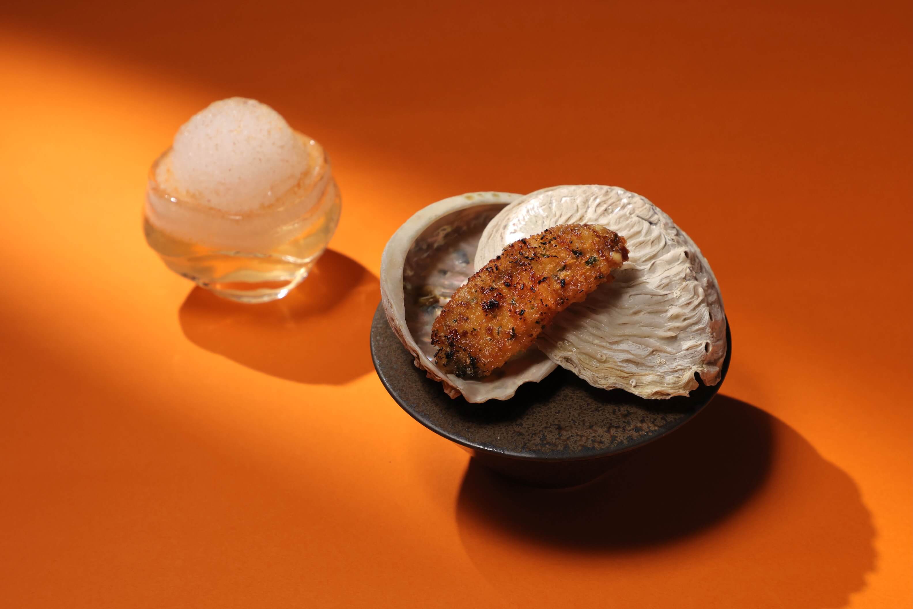 美乃滋｜鮑魚｜蕃茄蔬菜湯