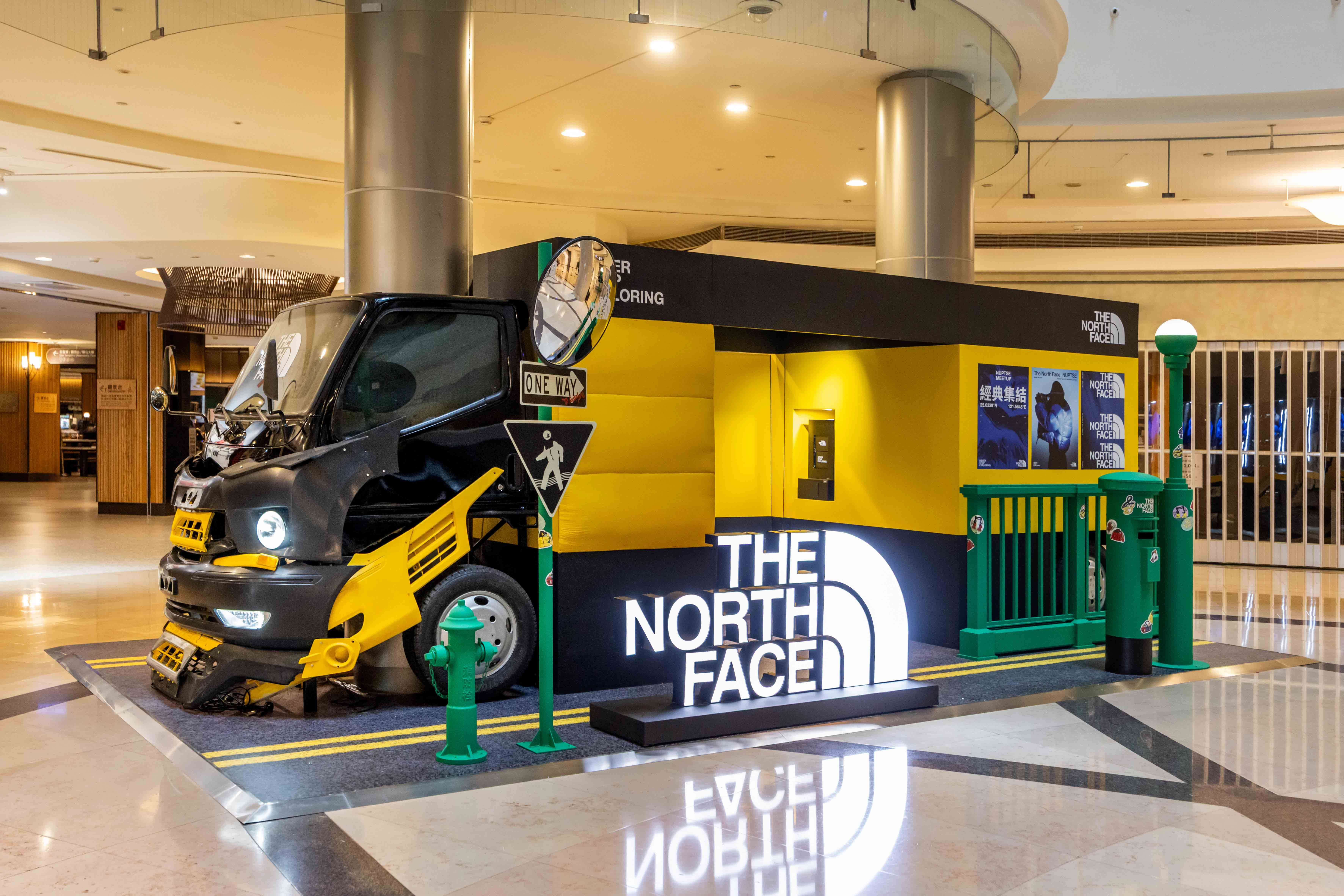 The North Face於台北101 B1中環打造期間限定快閃裝置