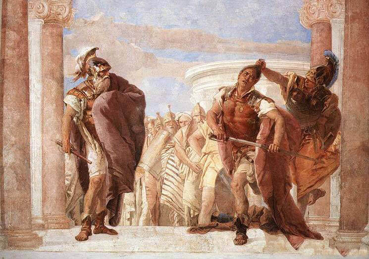 The Rage of Achilles, by Giovanni Battista Tiepolo (1696-1770)