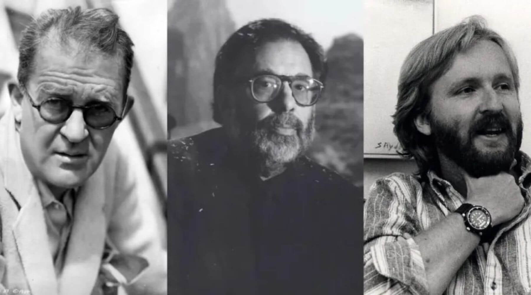 從左至右:約翰福特、科波拉、詹姆斯卡麥隆。