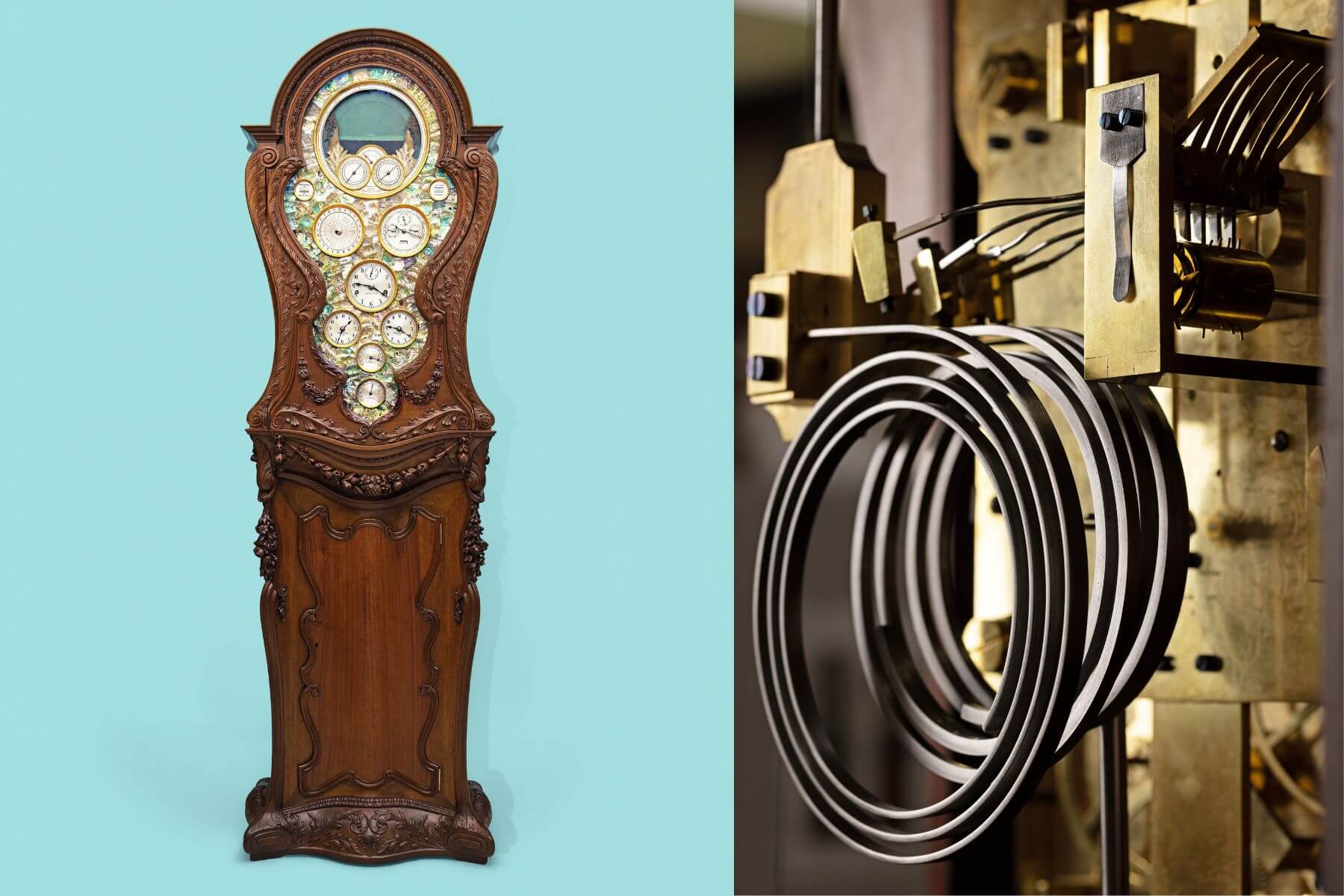 The Astronomical Clock、修復後重新組裝之機芯狀態
