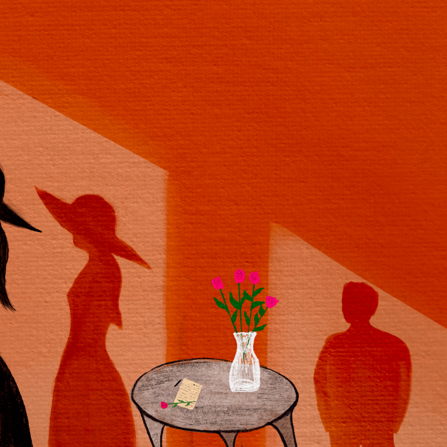 由德國插畫藝術家 Sarina 繪製而成的《Let me be me》單曲封面。