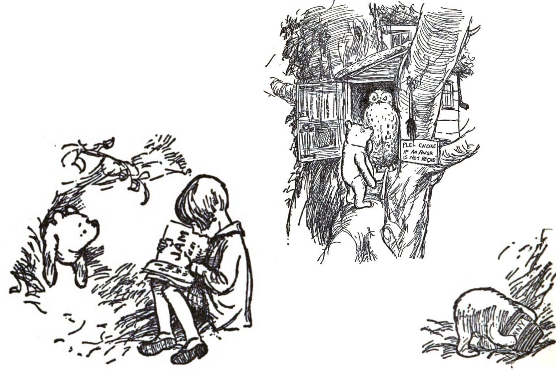 E. H. Shepard 原著插圖。