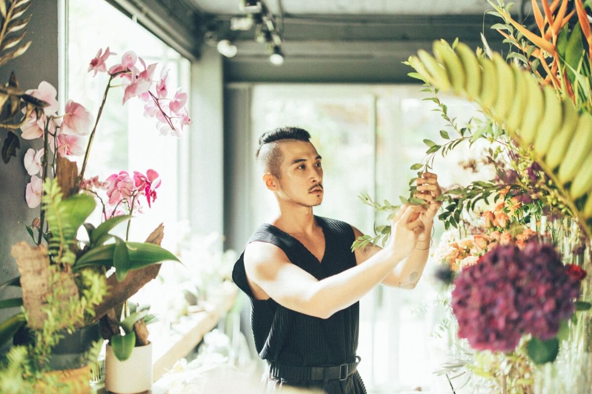 花藝師林哲瑋：在盛開的繁花中學習道別
