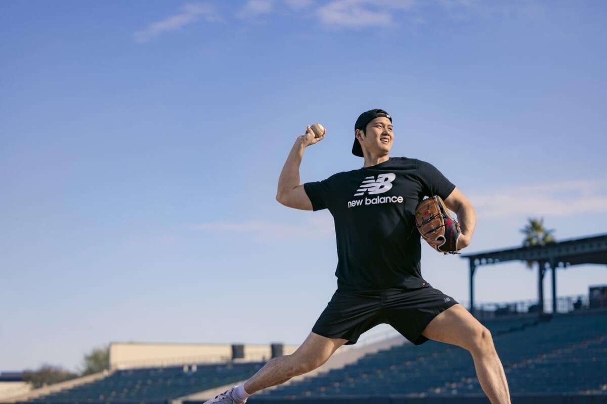 MLB棒球新星大谷翔平攜手New Balance，為新生代運動員開創新局