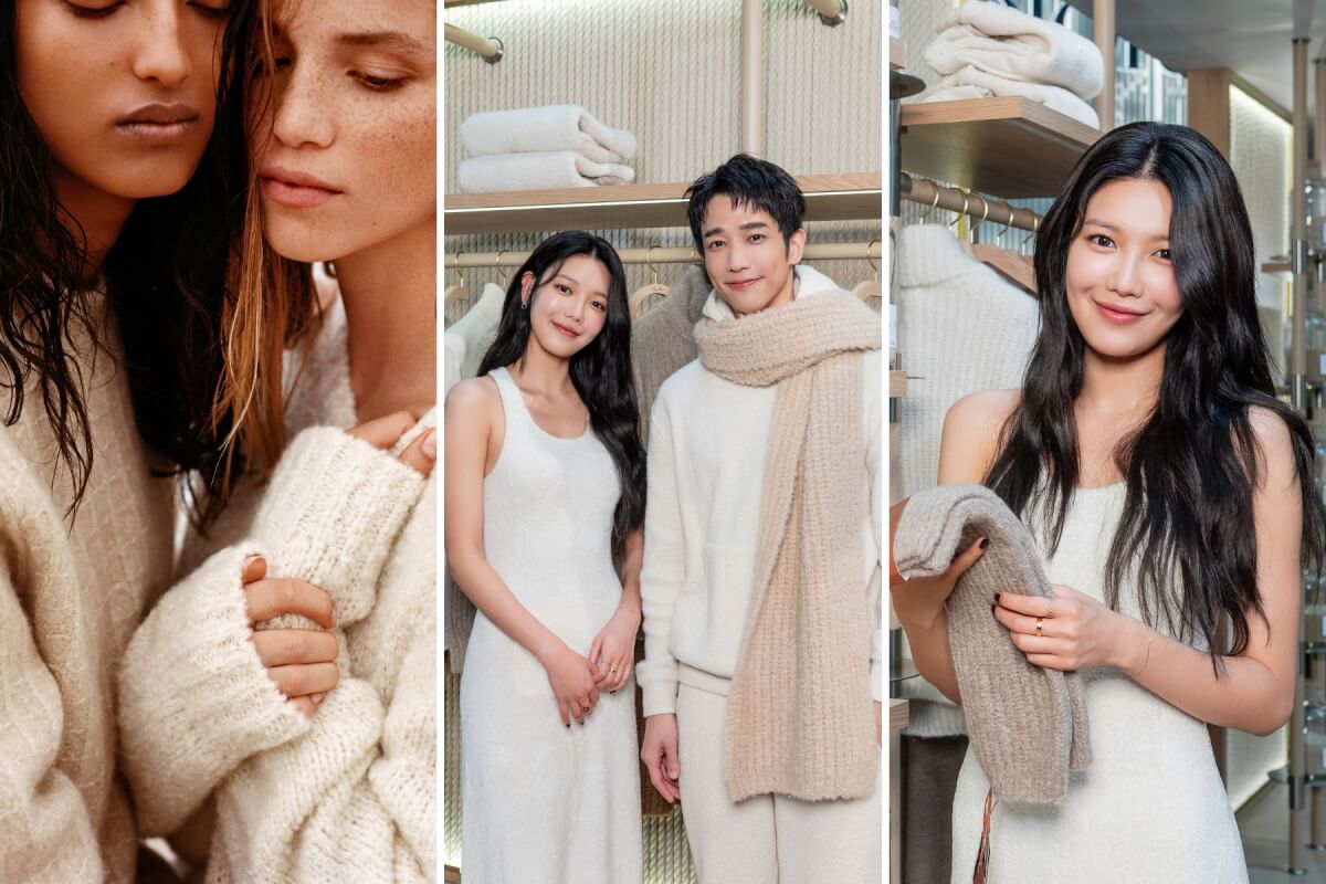 老錢風代表Loro Piana「Cocooning」系列首推男裝，少女時代秀英、劉以豪暖裝出席期間限定店