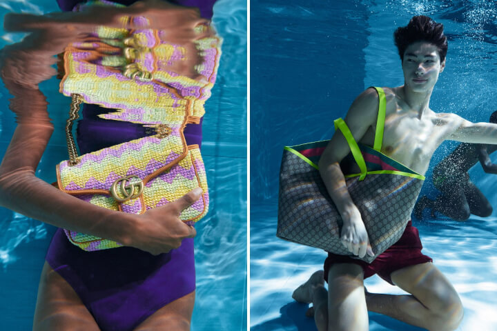 Gucci推出「GUCCI LIDO」夏日度假系列，3個關於海灘時尚的關鍵字