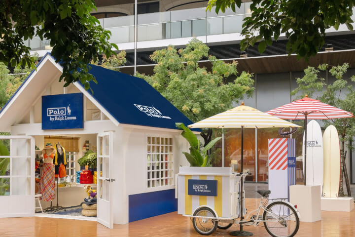在都市裡打造海灘小屋，Polo Ralph Lauren限定快閃裝置提供夏日海洋風方案
