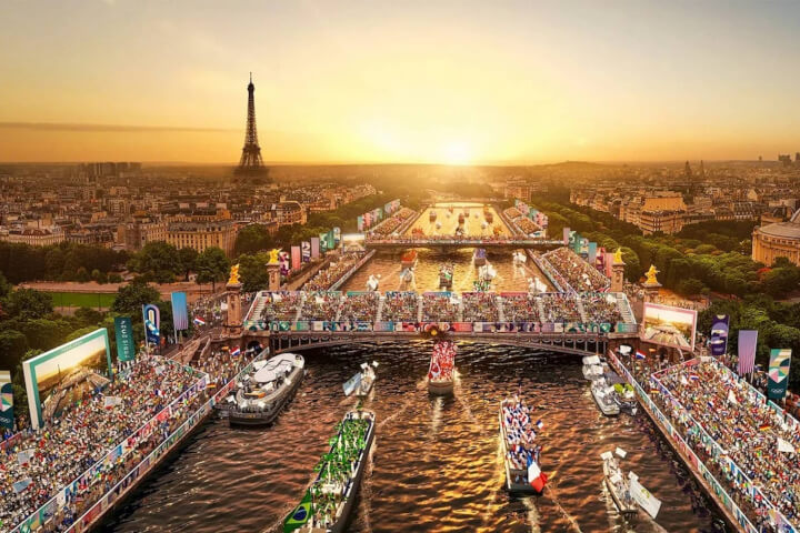 2024 巴黎奧運7大亮點一次看：塞納河上舉辦開幕式，艾菲爾鐵塔前打排球