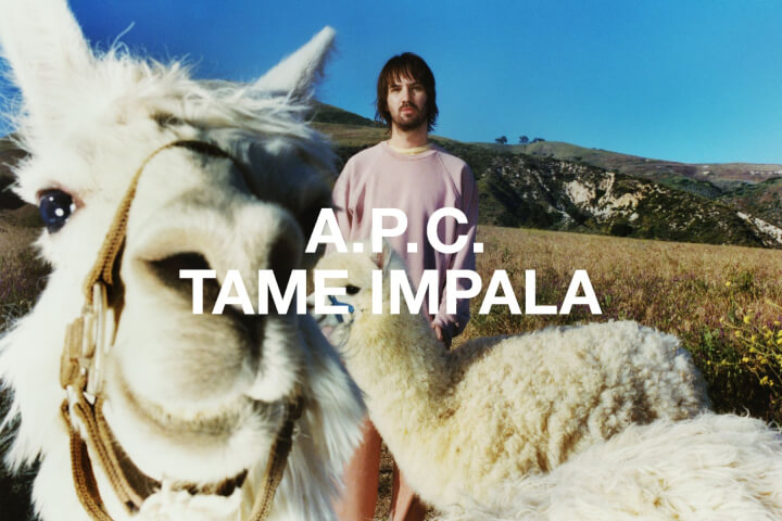 迷幻搖滾天團Tame Impala首度跨界時尚設計，與A.P.C.聯名打造寫意如詩的嬉皮生活