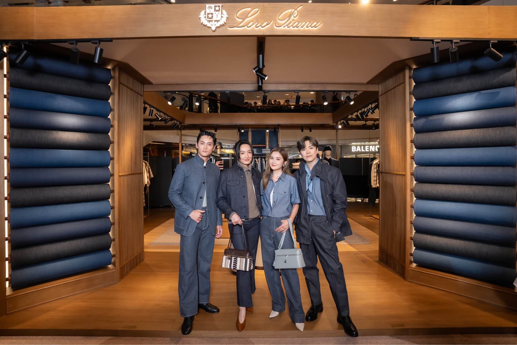 義式藍調魅力：Loro Piana 推出全新丹寧系列快閃店，范少勳優雅現身