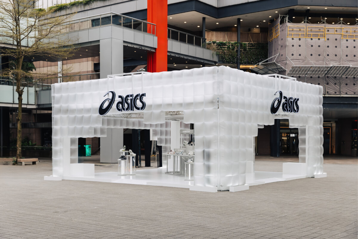 ASICS GEL亞瑟膠跑鞋美學登陸信義區！開創街頭時尚新篇章