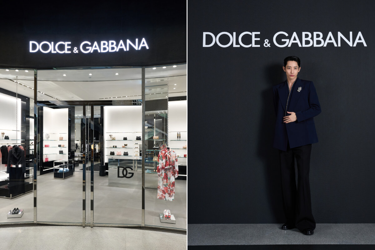 Dolce&Gabbana台灣旗艦店登場，韓國演員李洙赫受邀揭幕